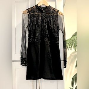 Olivaceous Mesh & Embroidered Romper